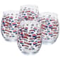 Home Essentials Hat Banner Fireworks Flag Wine Glass - Set of 4 - image 1
