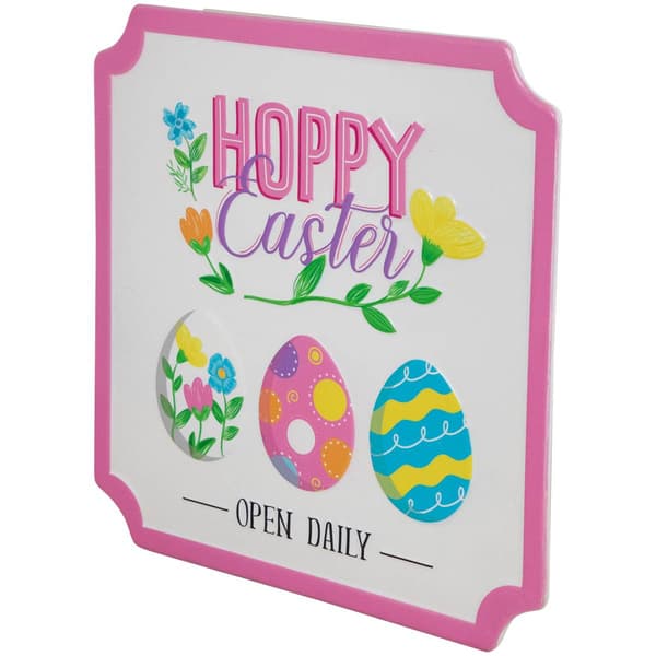 Northlight Seasonal Hoppy Easter Metal Wall Sign