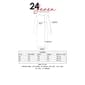 Plus Size 24/7 Comfort Apparel Floral Knee Length Shift Dress - image 4