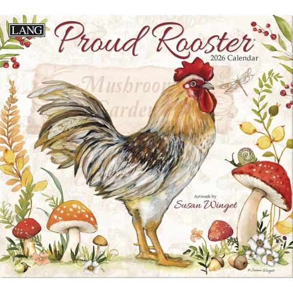 Lang&#174; 2026 Proud Rooster Wall Calendar