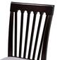 Baxton Studio Bailey Modern Dark Brown Wood 5pc. Dining Set - image 5