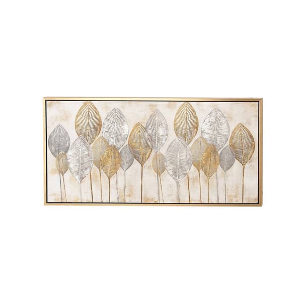 CosmoLiving by Cosmopolitan Brown Canvas Wall Art