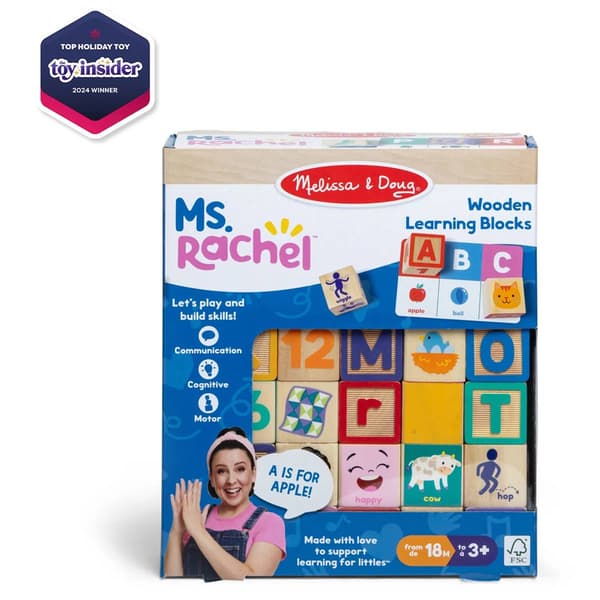 Melissa & Doug&#174; Ms. Rachel Blocks & Activity Cards