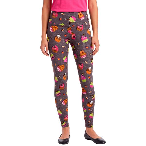 Womens French Laundry Brushback Hacci Leggings - Cupcakes