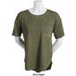 Womens Architect&#174; Cap Sleeve Pigment Dyed One Pocket Tee - image 5