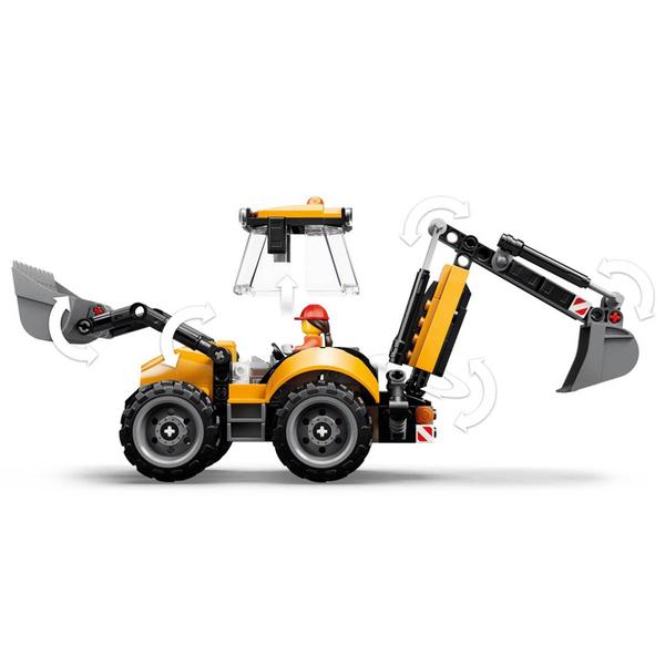 LEGO® City Yellow Backhoe Loader Building Kit
