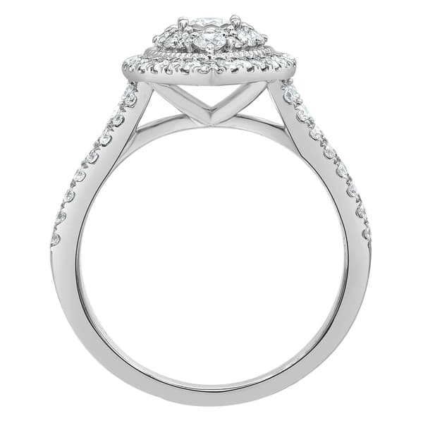 Diamond Classics™ 10kt. White Gold 1ctw. Diamond Engagement Ring