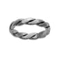 Marsala Fine Silver-Plated Twist Band Ring - image 1