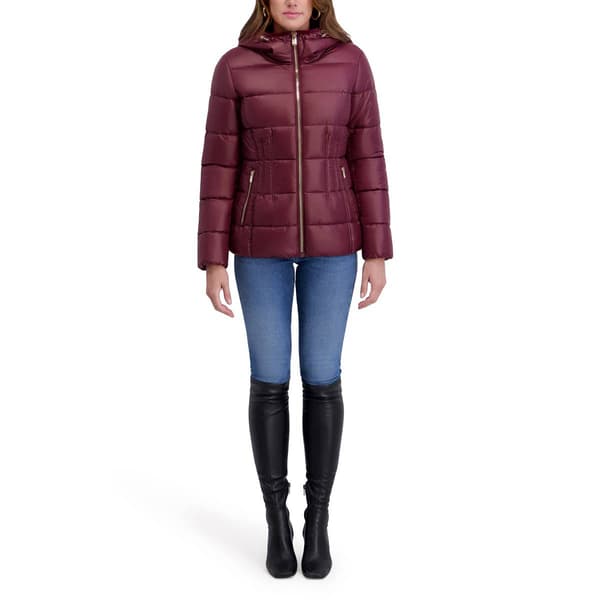 Womens Kensie Puffer Coat with Hood