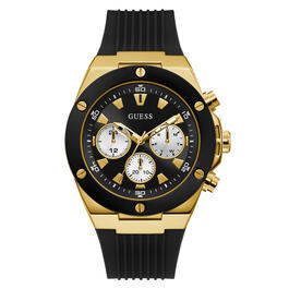 Mens Guess Black & Gold Sub Dial Watch - GW0057G1