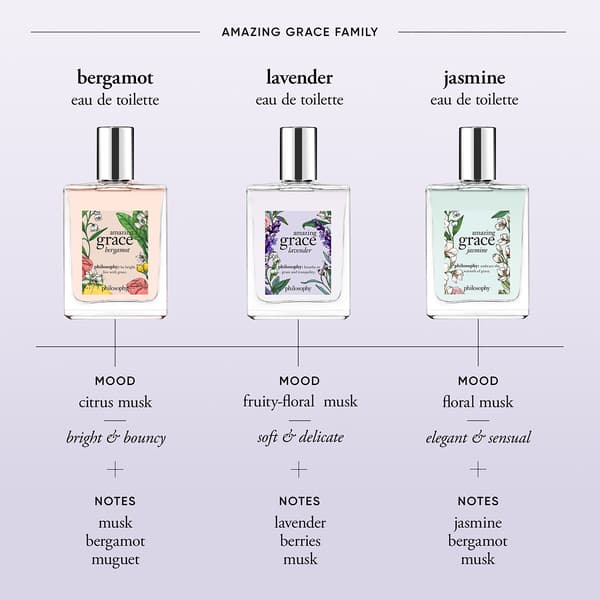 Philosophy Amazing Grace Lavender Eau de Toilette 2.0oz. Spray