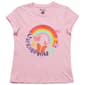 Girls (7-16) Champion® Rainbow/Butterfly Graphic Tee - image 2