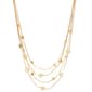 Napier Gold-Tone 16in. Multi-Row Necklace - image 1