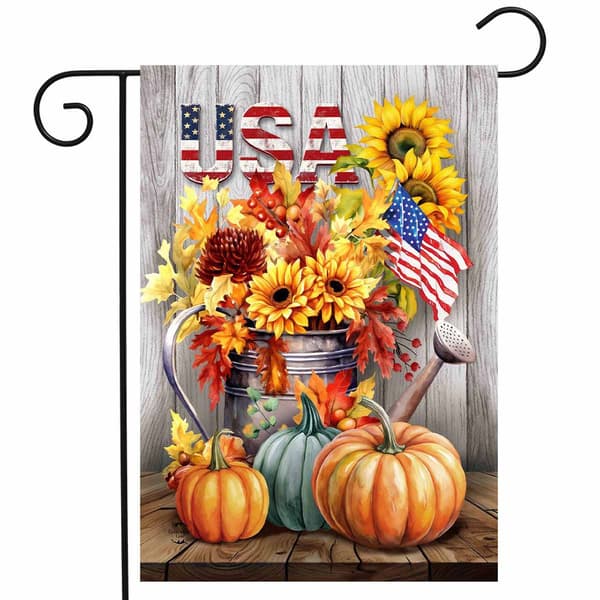 Briarwood Lane American Autumn Garden Flag - image 