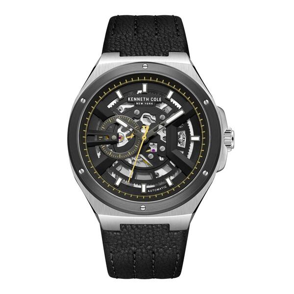 Mens Kenneth Cole Automatic Black Dial Watch - KCWGE0013701 - image 