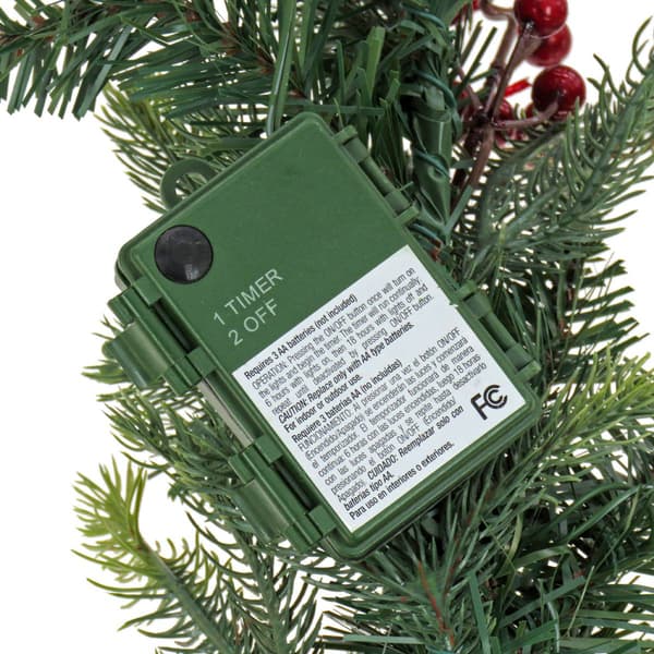 National Tree Feel Real&#174; Scotch Creek Fir Garland w/ 50 LED Light