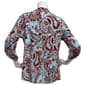 Plus Size Emily Daniels 3/4 Sleeve Paisley Button Front Blouse - image 2