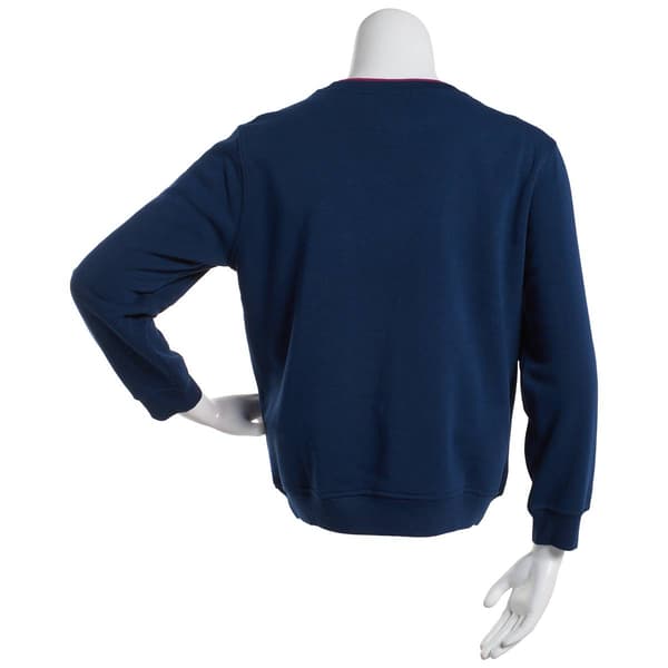 Plus Size Hasting & Smith Embroidered Kaleidoscope Sweatshirt