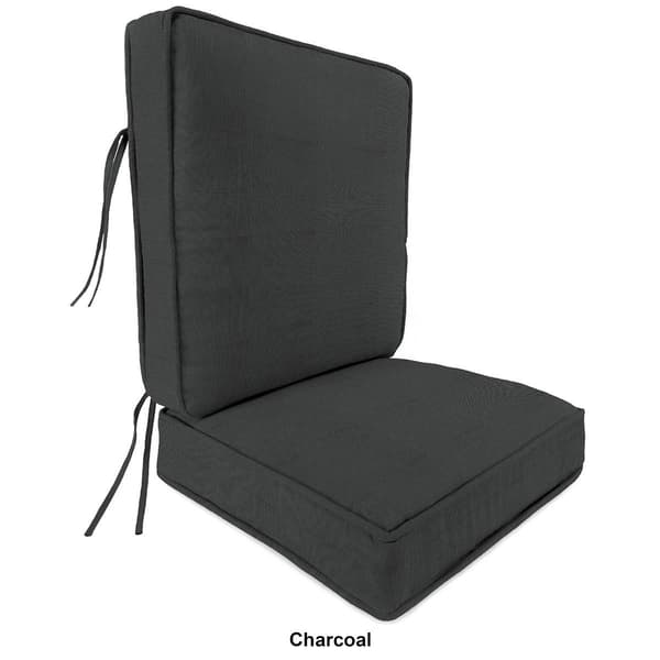 Jordan Manufacturing Solid Boxed Edge High Back Cushion