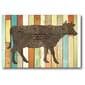 Courtside Market Cow Sign Wall Art - image 1