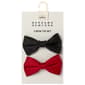 Mens Bergamo New York Essentials 2pk. Bowties - Black/Red - image 1