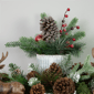 Northlight 12in. Frosted Pine & Berries Floral Arrangement - image 3
