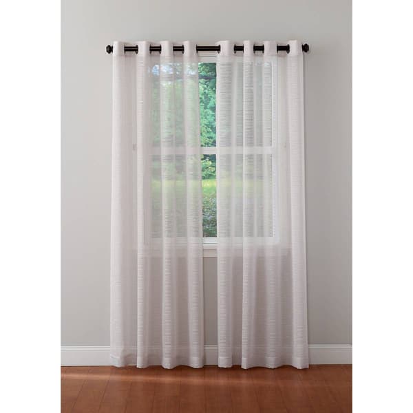 Perry Clip Jacquard Sheer Grommet Panel