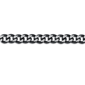 Mens Lynx Black Ion Plated Stainless Steel Foxtail Chain Necklace - image 5