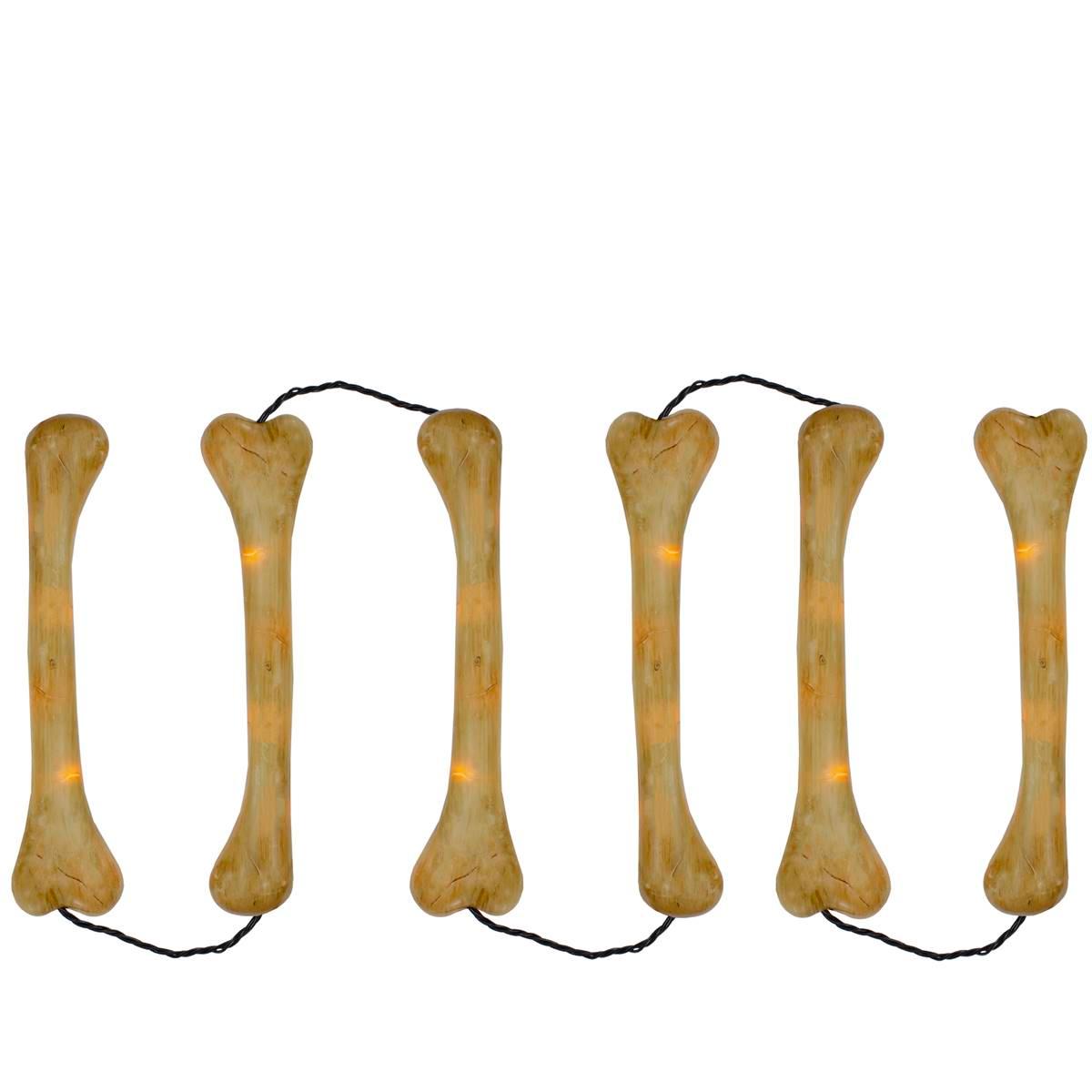 Northlight Seasonal 6ct. Bone Shaped Halloween Lights