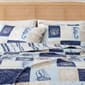 FreshFolds Caspian Patchwork Microfiber Reversible Quilt Set - image 4
