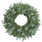 Northlight Pre-Lit Blue Spruce Artificial Christmas Wreath - image 2
