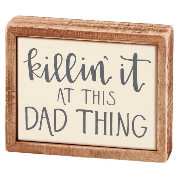 Primitives By Kathy Killin'' It Mini Box Sign