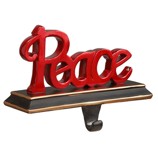 National Tree 9in. Peace Stocking Holder - image 