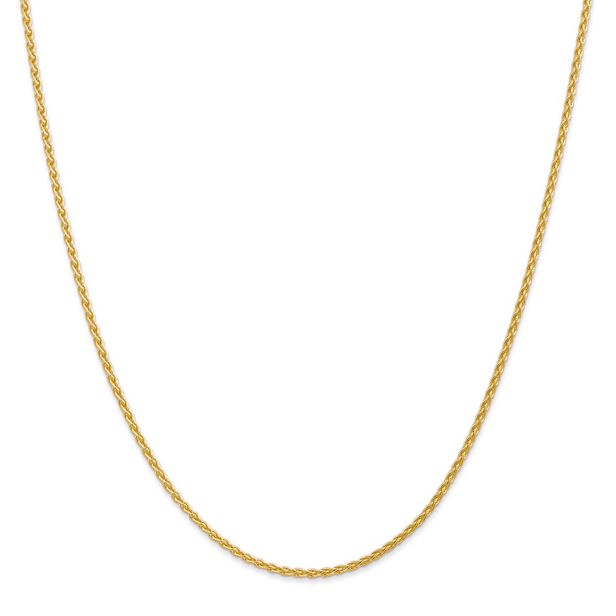 Unisex Gold Classics™ 1.75mm. 14kt. Parisian Wheat 14in. Necklace