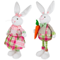 Northlight Bunny Rabbit Figurines with Easter Sign - Set of 2 - image 3