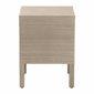 bali & pari Juniper Grasscloth Nightstand with Scalloped Base - image 4