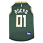 NBA Milwaukee Bucks Basketball Mesh Pet Jersey - image 1