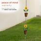 Alpine Metal Hanging Sunflower Pot Chain Rain Catcher - image 8