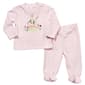 Baby Girl &#40;3-9M&#41; Little Beginnings Bunny & Flower Foot Pants Set - image 1