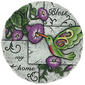 Santa's Workshop 10in. Cement Hummingbird Stepping Stone - image 1