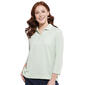 Plus Size Hasting & Smith 3/4 Sleeve Polo Top - image 1