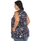 Plus Size White Mark Floral Sleeveless Blouse - image 3