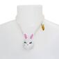 Betsey Johnson Pearl Necklace w/ Bunny Pendant - image 3