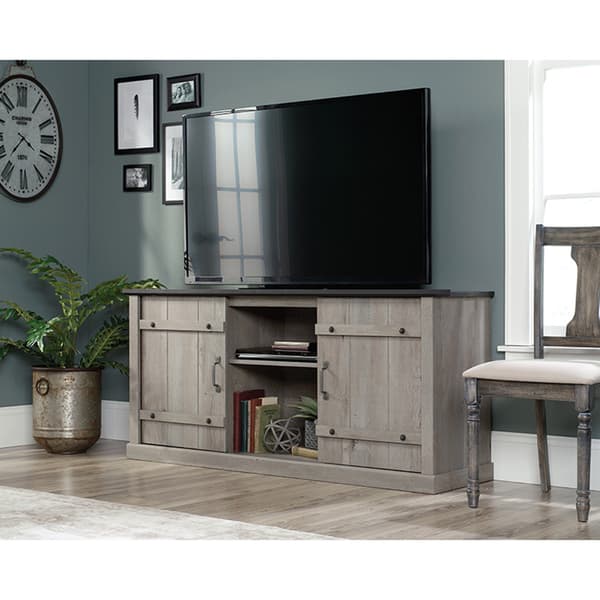 Sauder TV Credenza - Mystic Oak&#40;R&#41; - image 