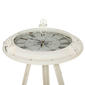 9th & Pike® White Metal Coastal Accent Table - image 5