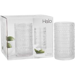 Home Essentials Halo 15oz. Clear Hiball Glasses - Set of 4