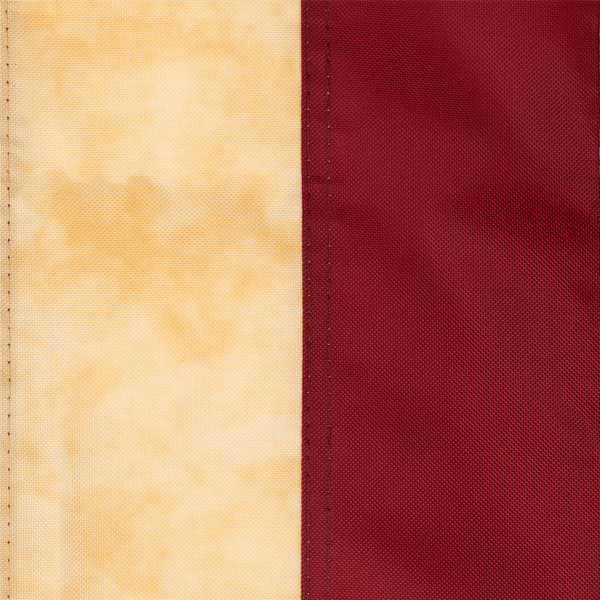 Northlight Patriotic Tea-Stained Embroidered Outdoor House Flag