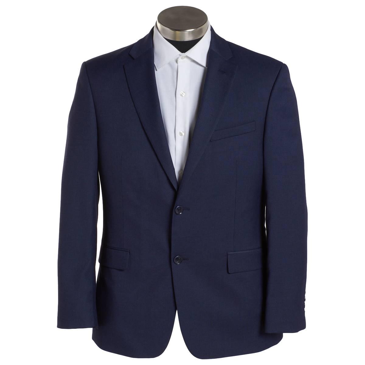 Mens Van Heusen® Slim Fit Suit Jacket-Sharkskin Navy