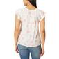 Juniors Wallflower Lace Trim Gauze Boho Blouse - image 3
