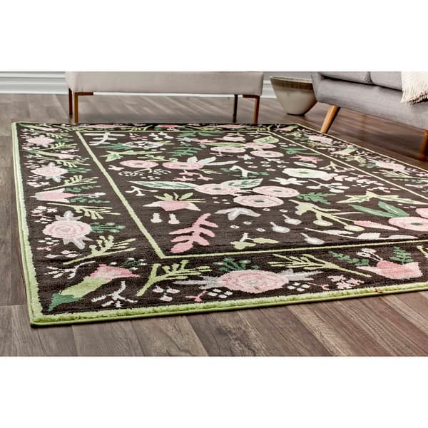 Rugs America&#8482; Valentina Gardenia Pink Onyx Floral Area Rug